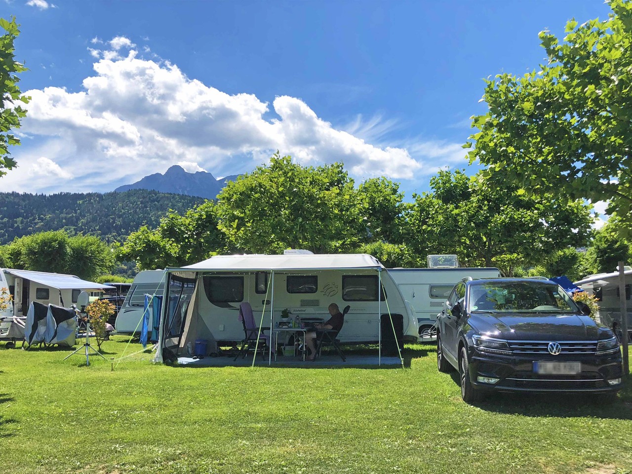 faltbare campingstuhl Faltbarer Campingstuhl mit Getränkehalter und Tragetasche – Outdoor Kl main image 1