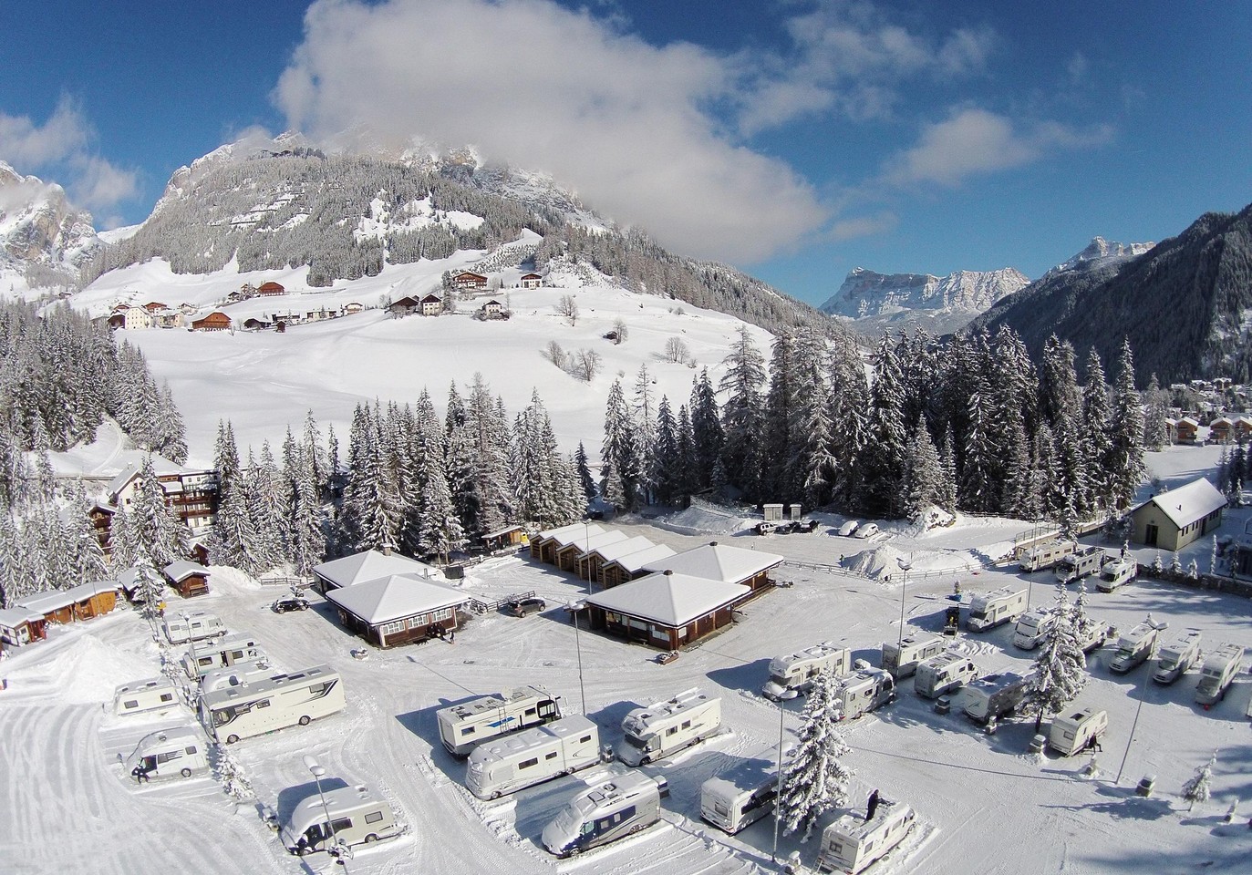 Campingplatz Colfosco Corvara - Colfosco - Alta Badia / Hochabtei
