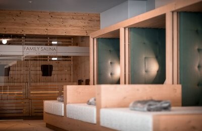 Photo of the wellness area Hotel Alpenhof Dolomit Family