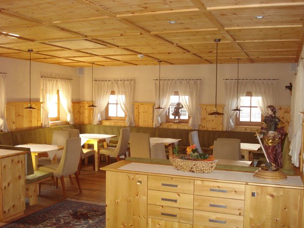 Il ristorante Rasun in Valle d'Anterselva Sporthotel Rasen