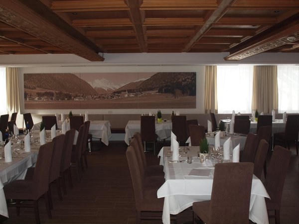 Il ristorante Rasun in Valle d'Anterselva Sporthotel Rasen