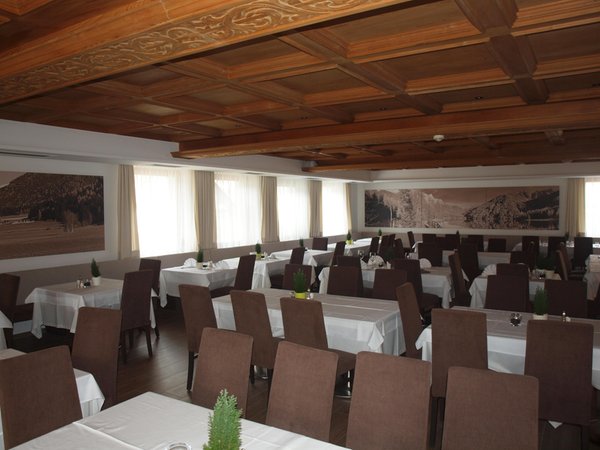 Il ristorante Rasun in Valle d'Anterselva Sporthotel Rasen