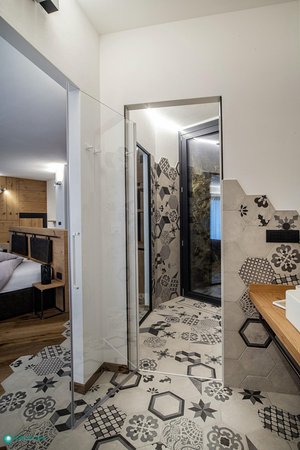 Foto del bagno Bed & Breakfast Cà Rossa