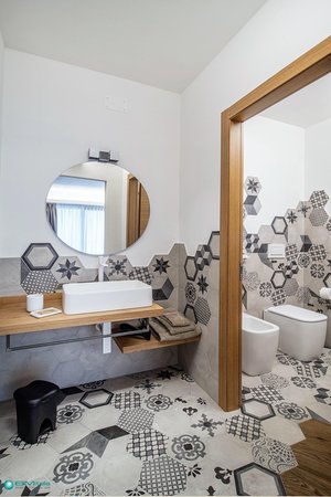 Foto del bagno Bed & Breakfast Cà Rossa