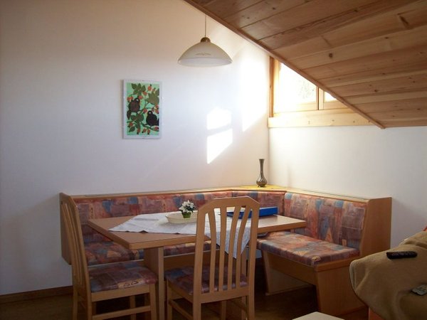 La zona giorno Köhlhof - Appartamenti in agriturismo 3 fiori