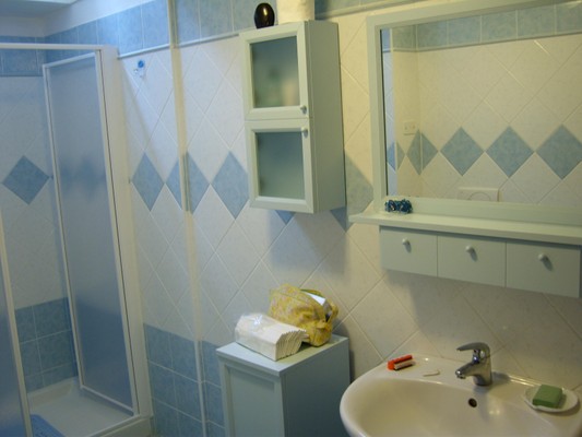 Foto del bagno Appartamento in baita Al Compo