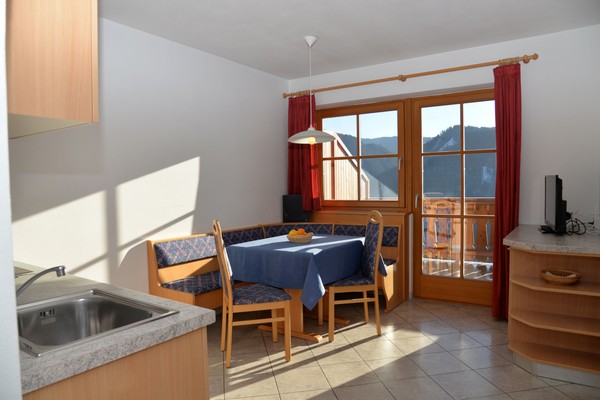La zona giorno Appartamenti in agriturismo Unterwirtshof