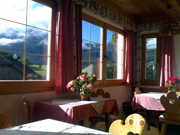 Das Restaurant Rasen im Antholzertal Zollerhof