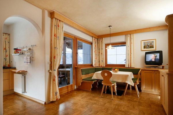 La zona giorno Gerberhof - Residence 3 stelle