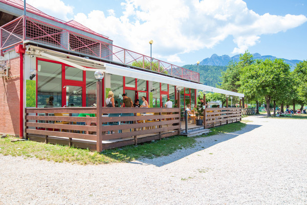 Das Restaurant Calceranica al Lago (Caldonazzosee) Camping Spiaggia