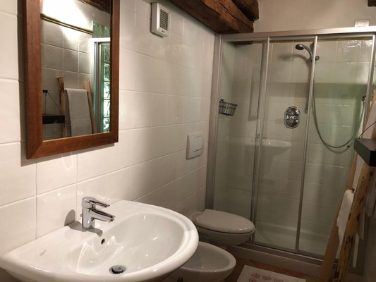 Foto del bagno Appartamento Maso Zont