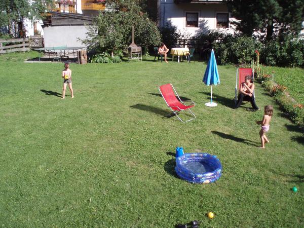 Foto vom Garten Rasen im Antholzertal
