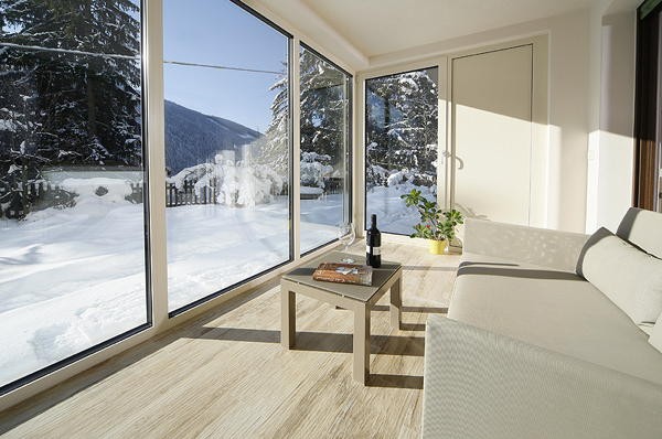 La zona giorno Residence Ulrike