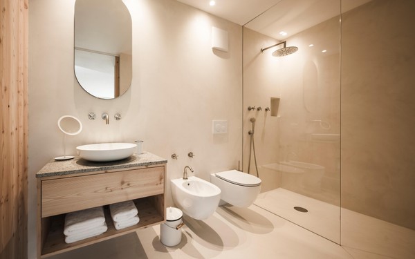 Photo of the bathroom Farmhouse apartments Karerhof