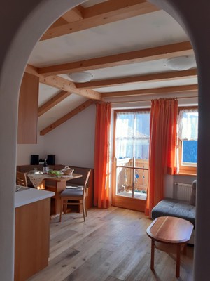 Der Wohnraum Ferienwohnungen auf dem Bauernhof Innerfohrerhof
