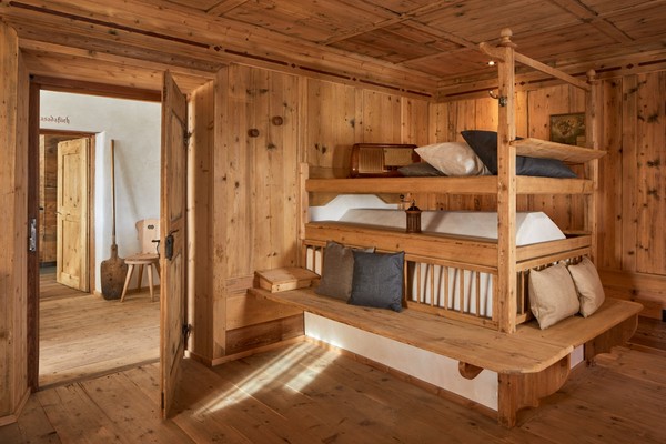 La zona giorno Chalet Sotciastel
