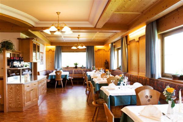 Il ristorante Collepietra Wieslhof