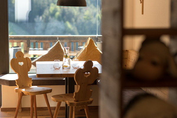 Il ristorante Collepietra Sonnleiten Dolomiten Residence