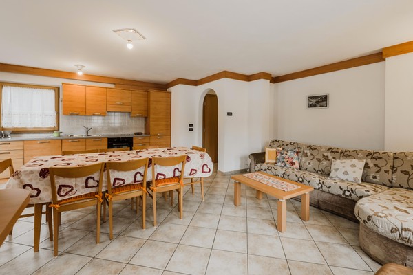 Der Wohnraum Ferienwohnung Soreie