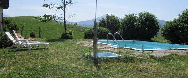 Photo of the outdoor swimming pool