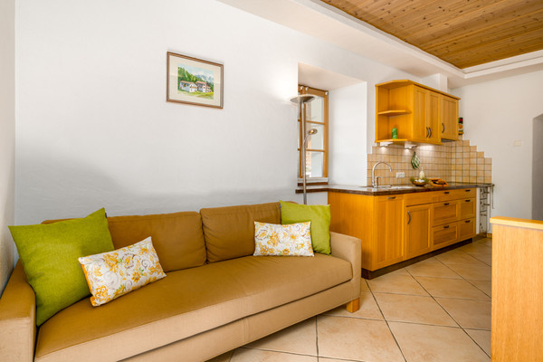 Das Wohnzimmer Ferienwohnungen auf dem Bauernhof Unterkoflhof