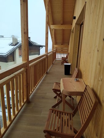 Photo of the balcony Latemar Fiemme Apartments