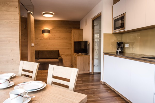 The living area Apartments Arpa Chalet