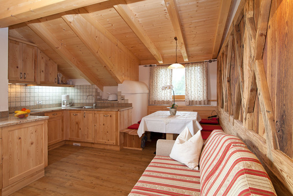 Der Wohnraum Ferienwohnungen auf dem Bauernhof Tiefentalhof