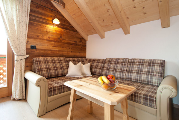 Das Wohnzimmer Ferienwohnungen auf dem Bauernhof Tiefentalhof