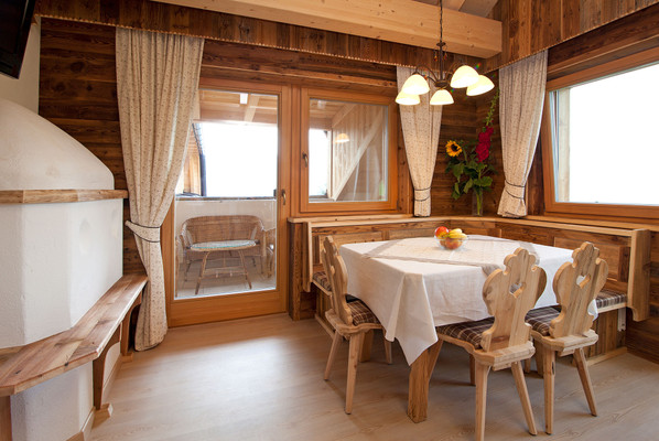 Der Wohnraum Ferienwohnungen auf dem Bauernhof Tiefentalhof