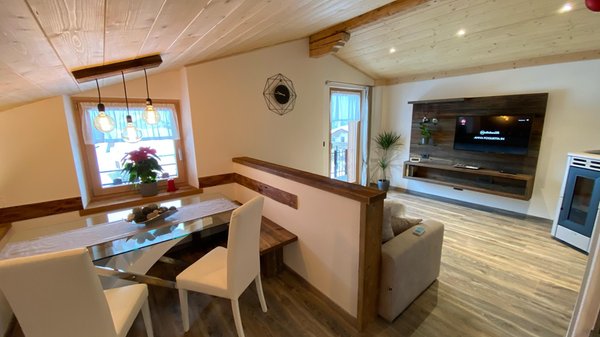 Der Wohnraum Ferienwohnung Casa Bellini