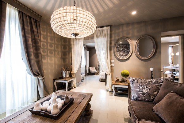 La zona giorno Meltar Boutique Hotel