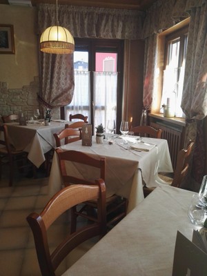 The restaurant Treschè Conca (Roana) Locanda Stella Alpina