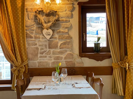The restaurant Treschè Conca (Roana) Locanda Stella Alpina