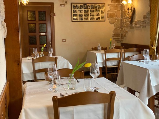 The restaurant Treschè Conca (Roana) Locanda Stella Alpina