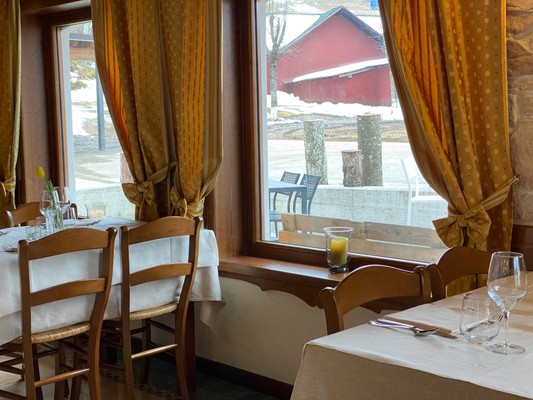 The restaurant Treschè Conca (Roana) Locanda Stella Alpina
