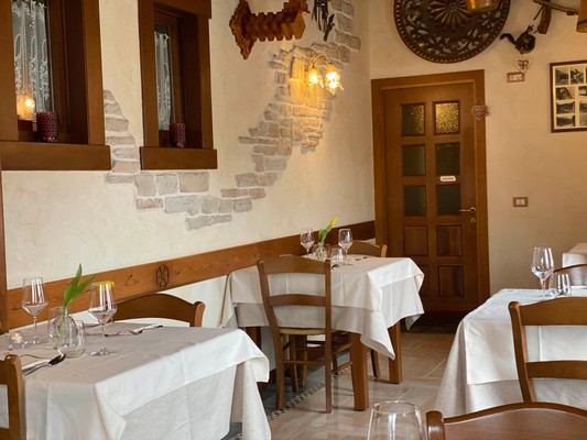 The restaurant Treschè Conca (Roana) Locanda Stella Alpina