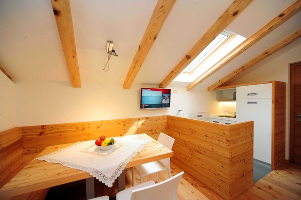 La zona giorno Appartamento Larice Due