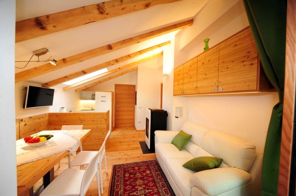 La zona giorno Appartamento Larice Due