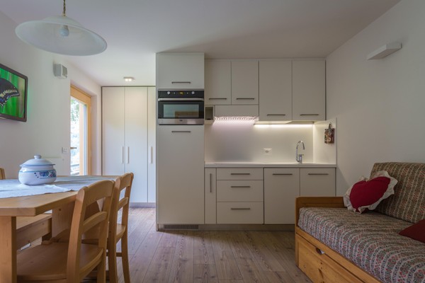 La zona giorno Appartamento Maso Cucol