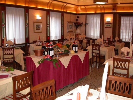 Il ristorante Foza Hotel Alpi di Foza