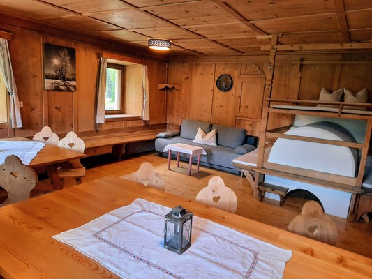 La zona giorno Casa vacanze Oberschneider