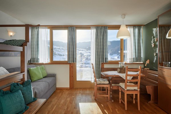 La zona giorno Casa vacanze Chalet Alta Badia