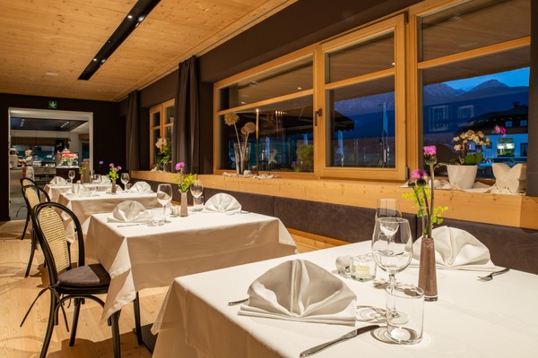 Il ristorante Rasun in Valle d'Anterselva Brunnerhof