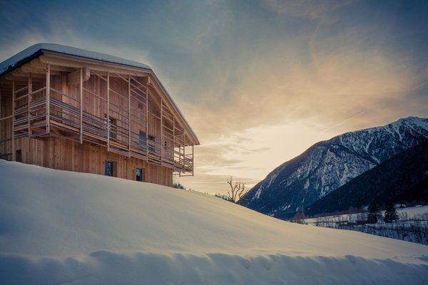 Foto esterno in inverno Nösslerhof