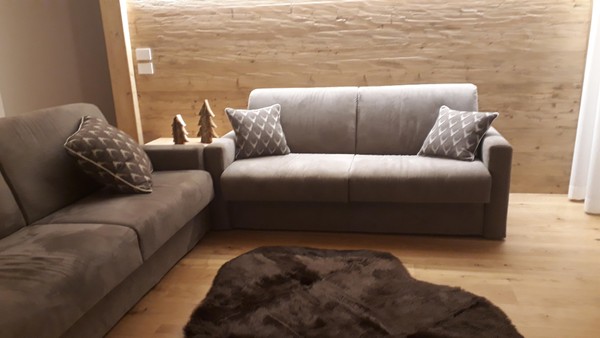 Der Wohnraum Ferienwohnung Casa Angiò