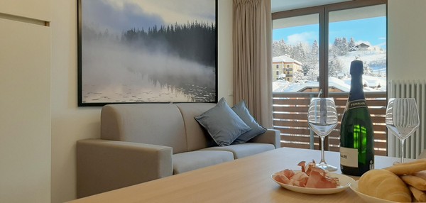 La zona giorno Residence Aurora
