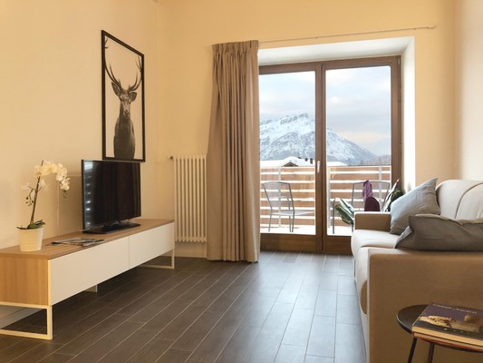 La zona giorno Residence Aurora