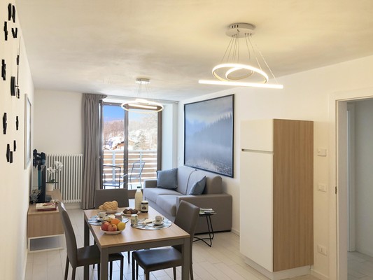 La zona giorno Residence Aurora