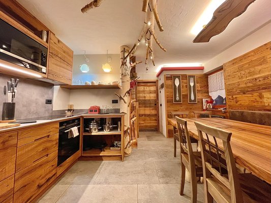 Photo of the kitchen Chalet Maso Stavel